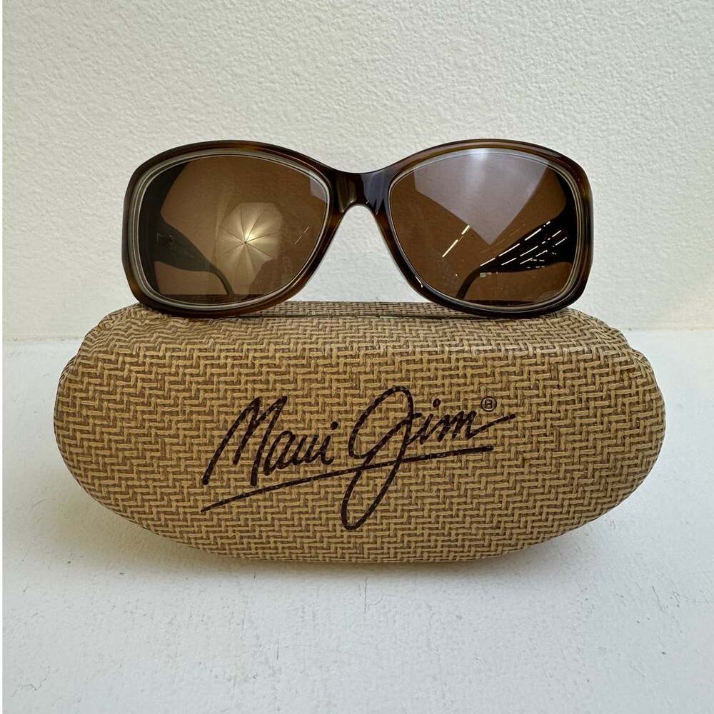 Maui Jim Nalani Polarized Sunglasses in Dark Tortoise